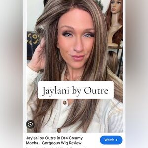 Outre Perfect Hairline Jaylani Creamy Mocha Hand-Tied Lace Wig - Black & Blonde